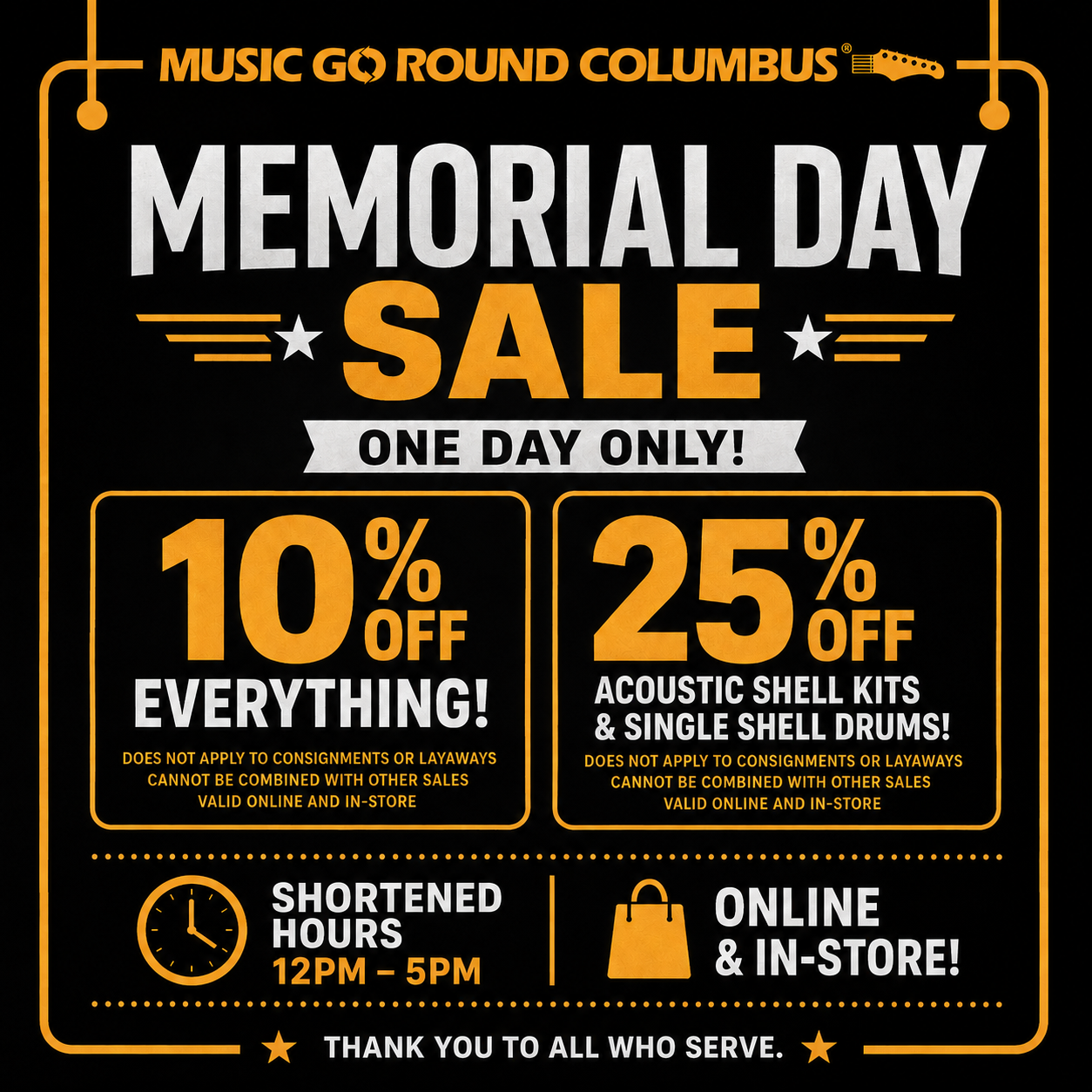 Memorial Day Sale